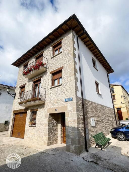 Casa Zunbeltz De 3 Habitaciones En Plena Montana Lezáun 외부 사진